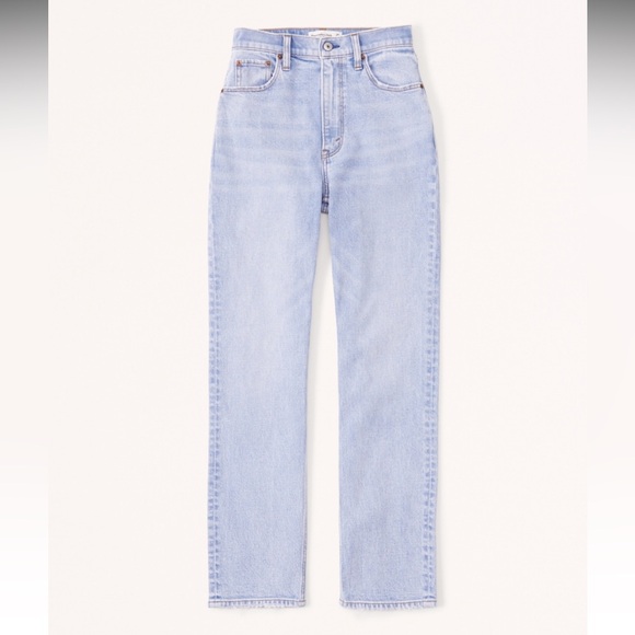 Abercrombie and fitch ankle straight ultra high rise Jean - Picture 8 of 9